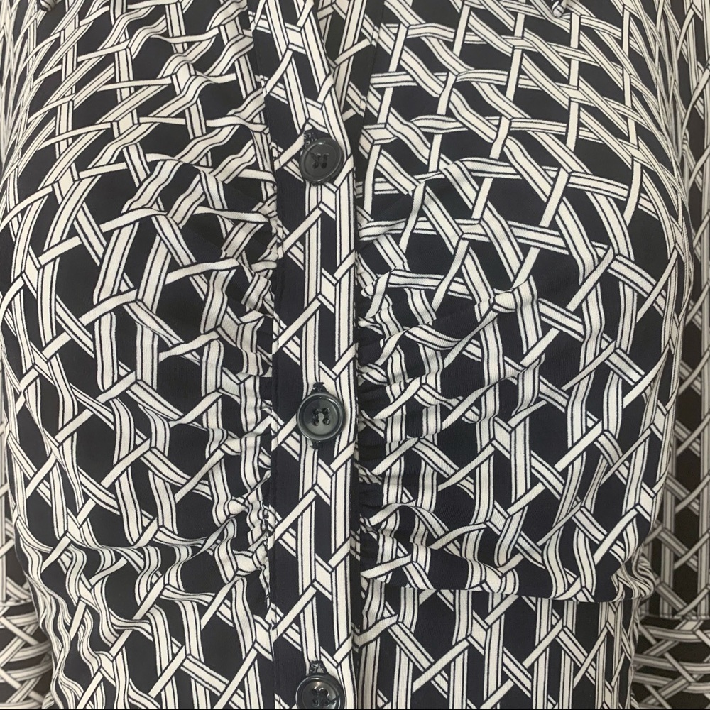 LAUNDRY BY SHELLI SEGAL Blue Jersey Dress - Picture 5 of 16